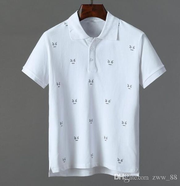 

new arrival 2019 brand men fashion short sleeve t-shirt angel wings printing casual camisetas masculinas plus size m-xxl m264, White;black