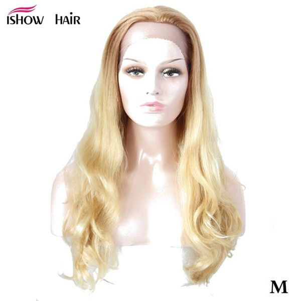 

curly human hair wigs pre plucked with baby hair ishow remy peruvian wigs 13x6 lace front human for black women, Black;brown