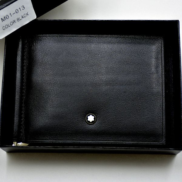 

luxury mb genuine leather card package black credit card wallet and men cufflinks for man shirt cuff links, Silver