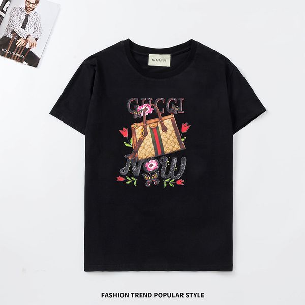 

new brand tshirt mens designer t shirts embroidery letter print men casual round neck women t-shirt shirts summer tee top, White;black