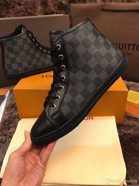 

21ss корейской версии high top men повседневная обувь осень зима zipper конструкторы shoes men тенденции моды комфортные mans обувь madal, Black