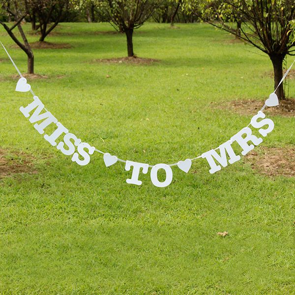 

miss to mrs banner hen party bridal shower bachelorette party night decorations