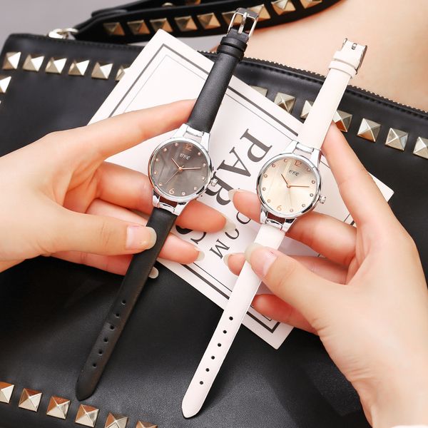 

women bracelet watches fashion female quartz watches rose gold starry sky ladies dress wrist watch dropshipping, Slivery;brown