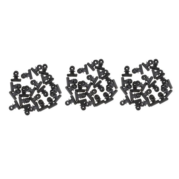 

black metal bulldog clips binder clips for office supplies, 3inch, 30pack