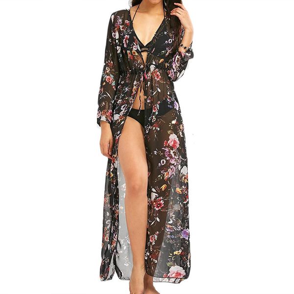 2019 2019 Fashion Printed V Neck Batwing Sleeve Summer