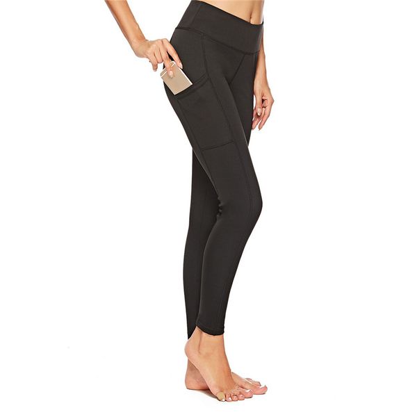 

high waist tight scrunch design bulifted good quality organic recycled side pocket legging fitness yoga pant, White;red