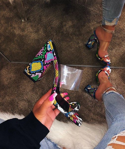 

2019 summer women sandals slip-on high heel jelly shoes ladies outdoor holiday slipper t200226, Black