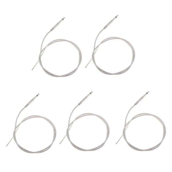 

pack of 5 silver under saddle transducer piezo pickup for classical guitars