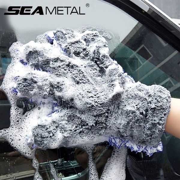 

soft absorbancy gloves car cleaning cloth high density auto detailing cleaning ultra easy to dry microfiber car wash accessories