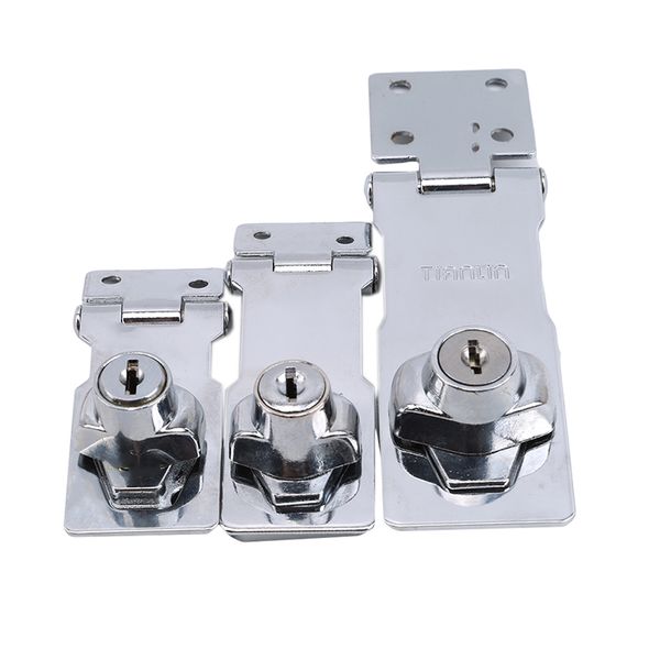 

cabinet latch cupboard desk hasp locks closet door chrome plated metal keyed hasp lock drawer lock with keys