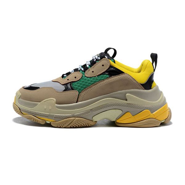 

triple s 17fw sneakers men women casual shoes vintage kanye west old grandpa trainer sneaker fashion shoe 36-45, Black
