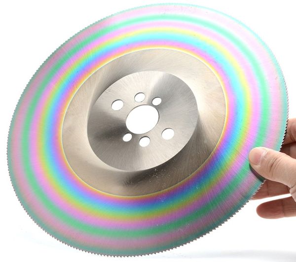

arn 11 inch high-speed steel circular saw blades 300*1.2|1.4|1.6 hss-m35 cutting saw blade cutter saw bit rainbow