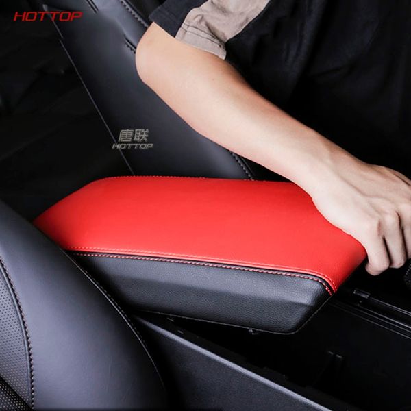 

leather car armrest cover pad console arm rest pad for 3 axela 2020