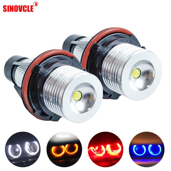 

2pcs led angel eyes marker lights bulbs for e39 e53 e60 e61 e63 e64 e65 e66 e87 525i 530i xi 545i m5 error 2*5w