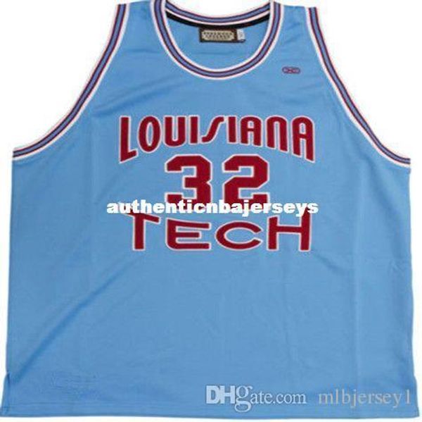

#32 karl malone jerseys ,louisiana tech bulldogs blue college basketball jersey size xxs-6xl karl malone basketball jersey, Black;blue