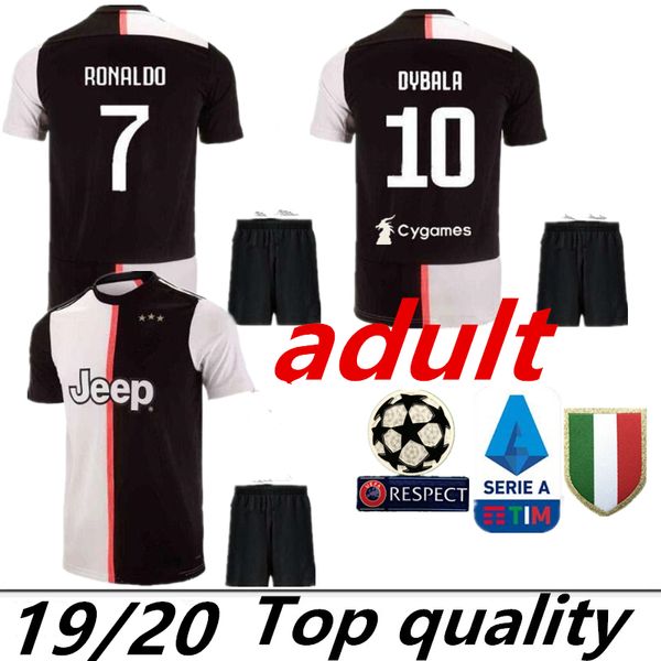 

Aduit 19 20 juventu 7 ronaldo 10 dybala occer jer ey kit juve 9 higuain 11 d co ta 17 mandzukic 2019 2020 football hirt