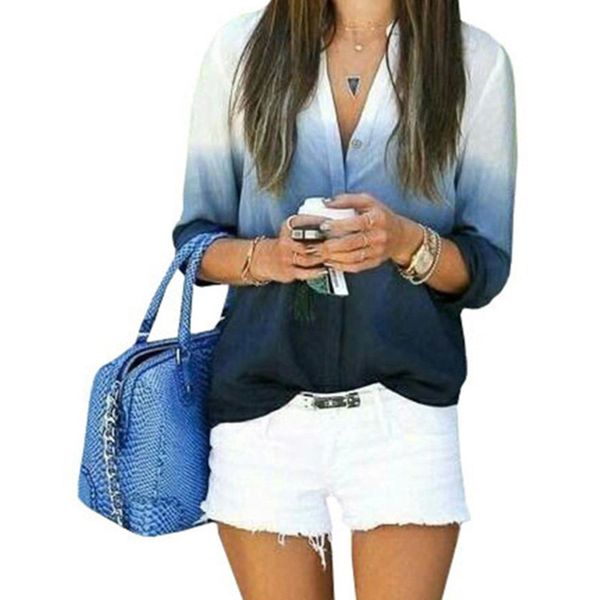 

женщины блузки женская одежда блузки feminina рубашка фонарь рукавом женщины мода женщина блузы женщин топы и блузки топы femme, White