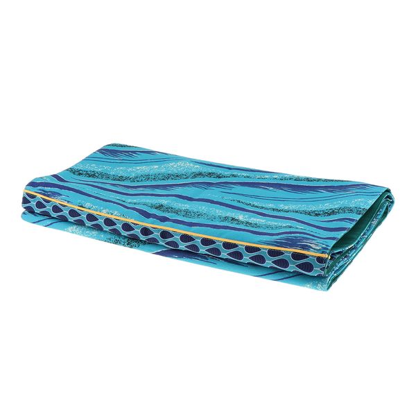 

pure modern smooth bed runner scarf bedding protector decor, blue