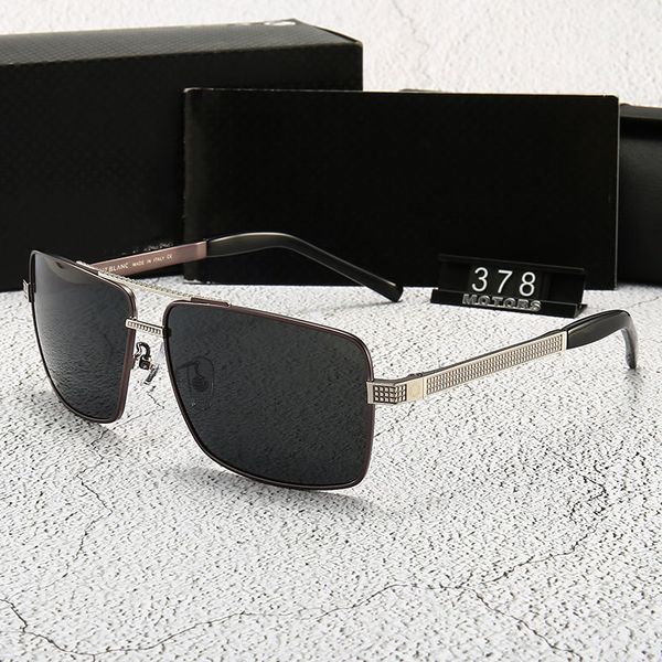 

2020 brand designer all-purpose sunglasses for men and women, outdoor beach driving anti-uv sunglasses, classic trend polarized glasses 378, White;black