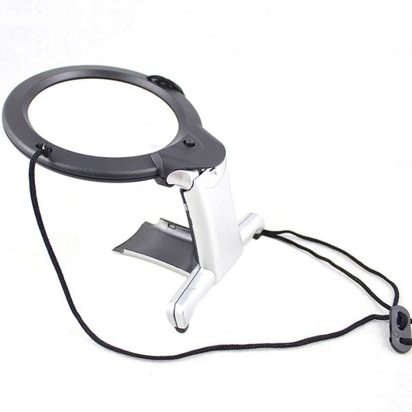 

deskdual-purpose magnifying glass led jewelry hanging loupe repair reading