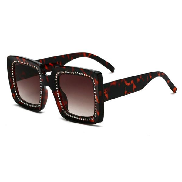 

mincl/ 2019 new italian square diamond sunglasses women men retro oversized sunglasses female male vintage big frame shades fml, White;black