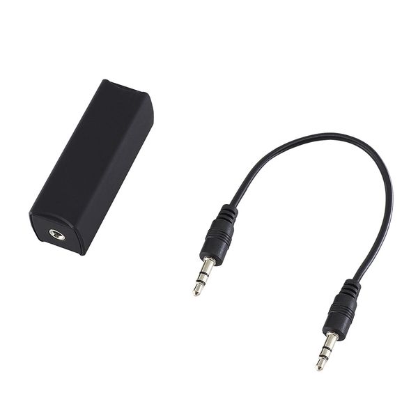 

3.5mm car aux audio noise filter ground loop noise isolator for car stereo system audio system home stereo filter sale