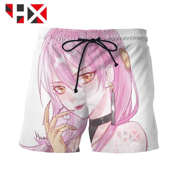 

2019 kda 3d print shorts fashion casual harajuku style shorts hx202, White;black
