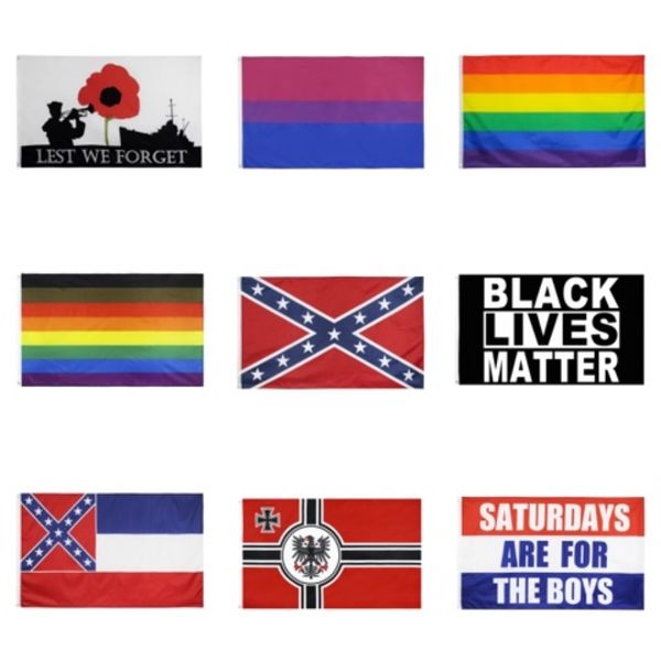 

3x5ft 90x150cm rainbow flags and banners lesbian gay pride lgbt flag polyester colorful flag for decoration mma2402#847