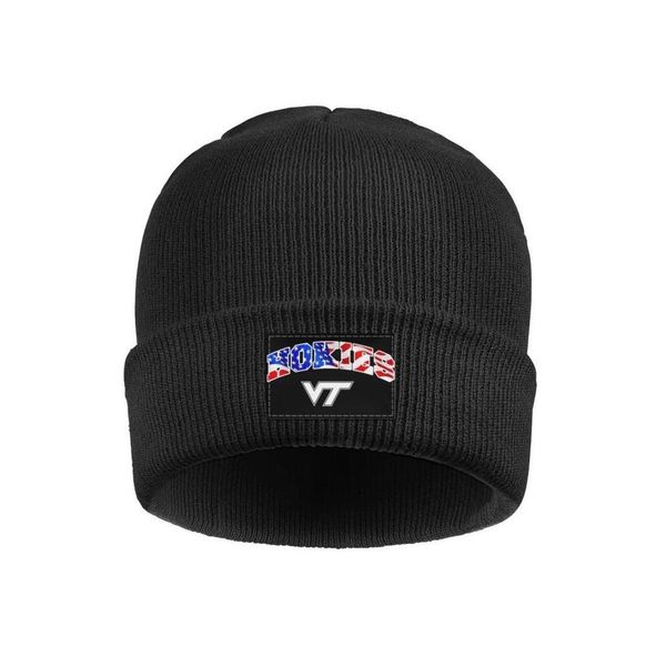 

мода virginia tech hokies баскетбол товарный знак сша флаг fine knit beanie череп шапки брим логотип футбол черный белый камуфляж stroke, Blue;gray