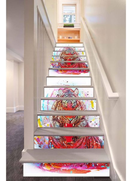 

originality tiger stairs subsidies refurbished diy sticker can move corridor steps land subsidies