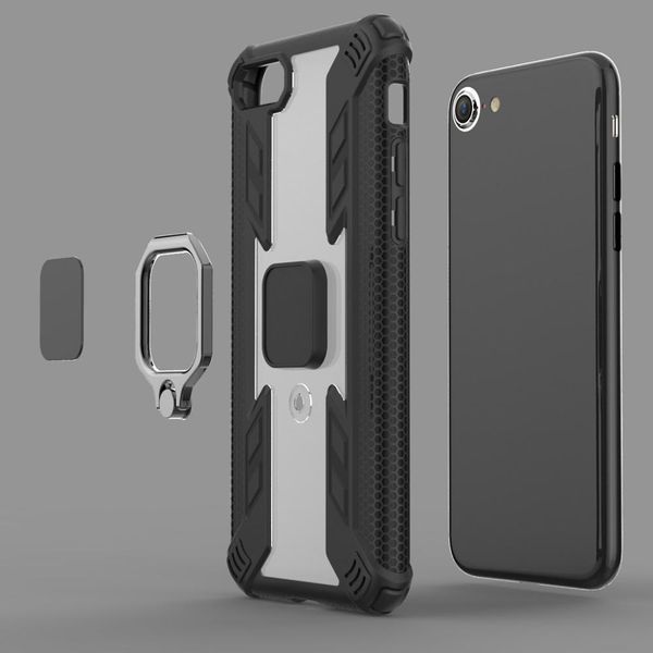 

armor case for oppo f11 a9 reno shockproof car magnetic holder ring silicone protective back cover phone case coque shell