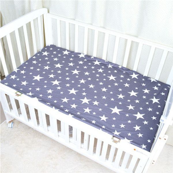 

cotton crib fitted sheets soft baby bed mattress covers printed newborn infant bedding removable washable bed cover