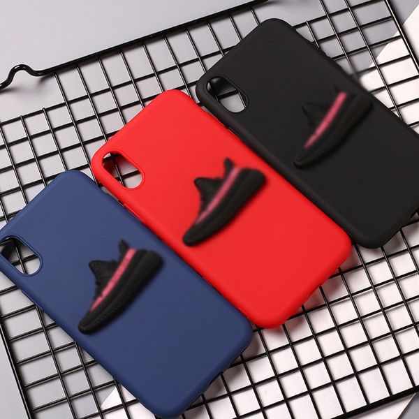 

Молодые люди Любимые Спортивные Кроссовки Телефон Обложка Мода 3D Обувь ТПУ Телефон Чехол для iPhone 7 8PLUS XR X MAX