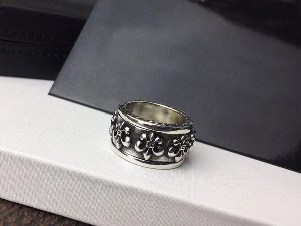 

fashion brand anchor rotatable designer rings for lady design mens and womens party wedding lovers gift luxury hip hop jewelry, Golden;silver