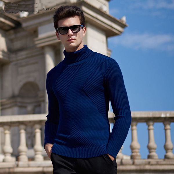 

thick warm turtleneck pullover men winter christmas sweater men knitted wool pull homme slim fit cashmere sweaters, White;black