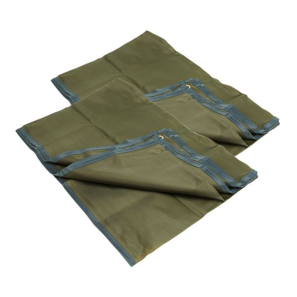 

2x fishing hiking camping tent footprint tarp groundsheet 4person green