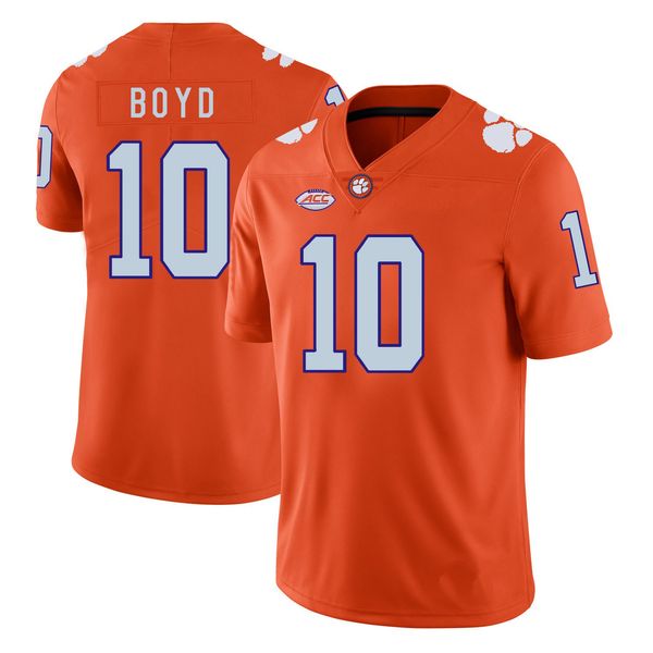 

tajh boyd stitched kids clemson tigers wayne gallman ii tavien feaster orange white purple youth college jersey, Black