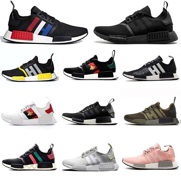 

r trainers mens tricolor r1 japan black og classic white black guc honey volt sneakers women thunder sport running shoes, White;red