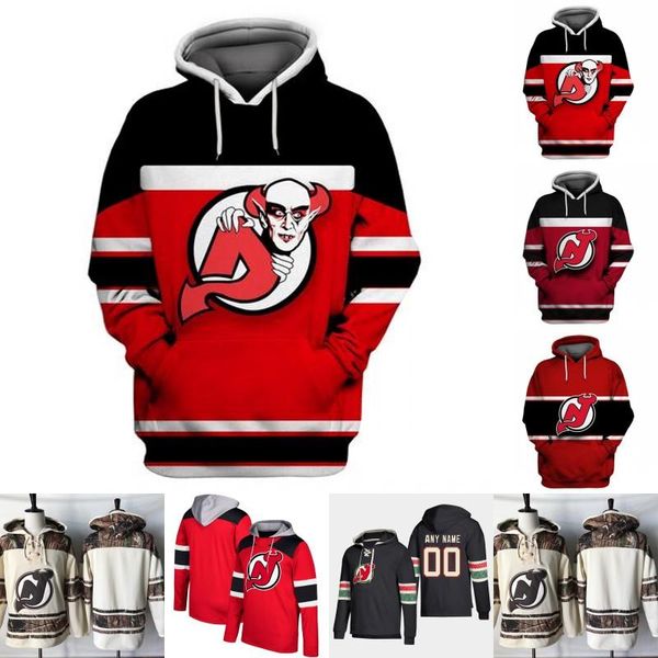 

new jersey devils hoodie jersey mens 1 keith kinkaid 9 taylor hall 13 nico hischier 35 cory schneider 44 miles wood hockey jerseys, Black;red