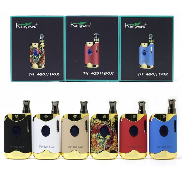 

Оригинальный Kangvape TH420 II Kit E Cigarette Starter Kits Vape Mod 650mAh В.В. Аккумулятор 3.4V-3.7V-4.0V 6 цветов TH420