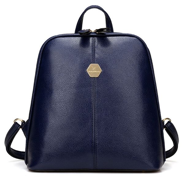 

cx fashion ladies pu leather backpack large-capacity women's waterproof backpack for teenage girls female school bag h30521