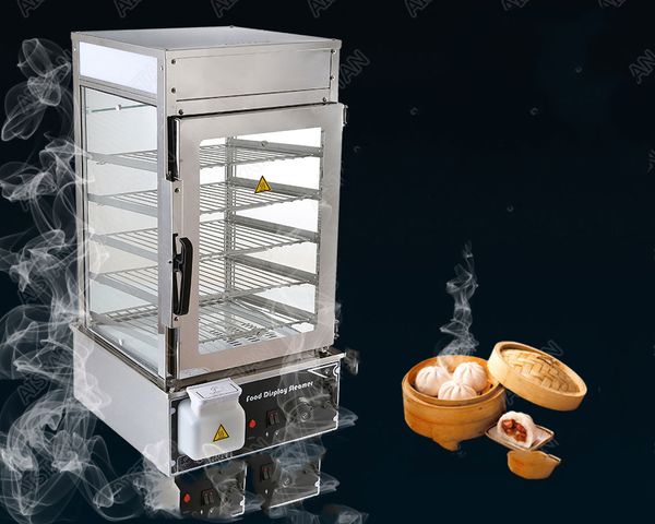 

ka500l electric chinese steam bun heater commercial steaming heat machine stainless steel floor steamer 5 layers 500l 220v 110v