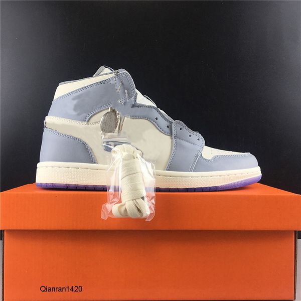 

with orange box 2019 mens basketball shoes sneakers 1s grey white brand designer sports shoes trainers us7-12