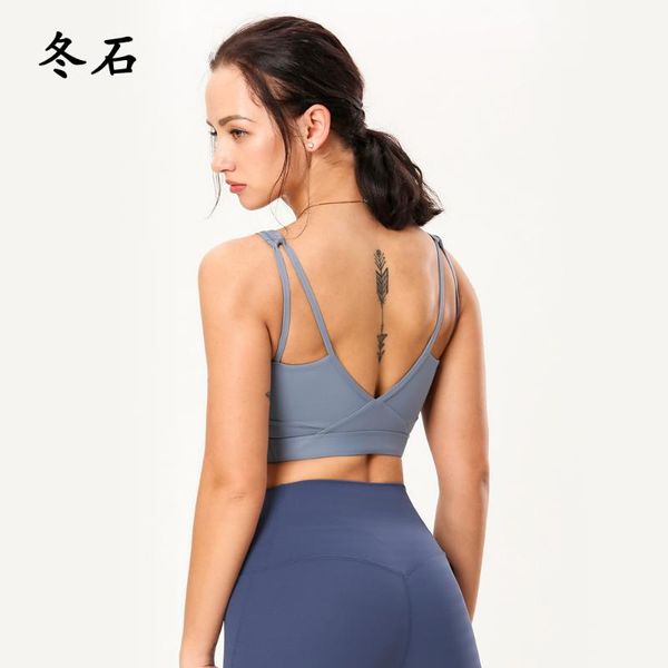

sports bras gym crop women yoga bra push up padded high impact sling fitness breathable running sport wear spring s-xl, White;black