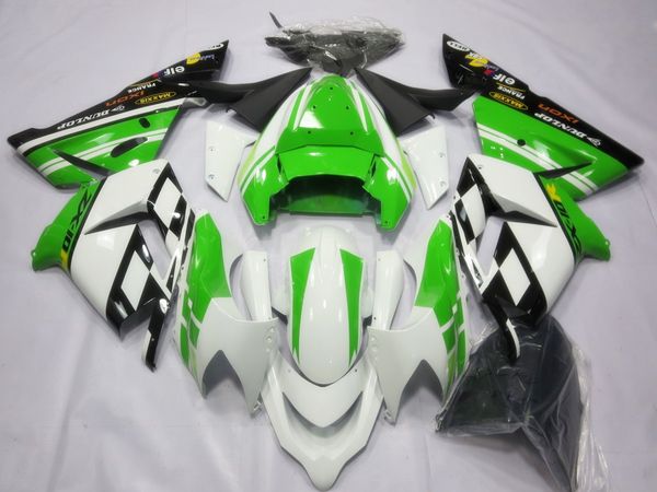 

4 подарки мотоцикл новый abs полный комплект обтекатели fit для kawasaki ninja zx-10r 2004 2005 04 05 10r тело набор пользовательских белый