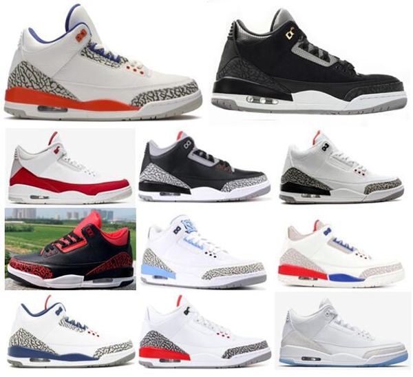 

new 3 tinker black cement reflect knicks chicago pure white unc basketball shoes men international flight chlorophyll sneakers with box