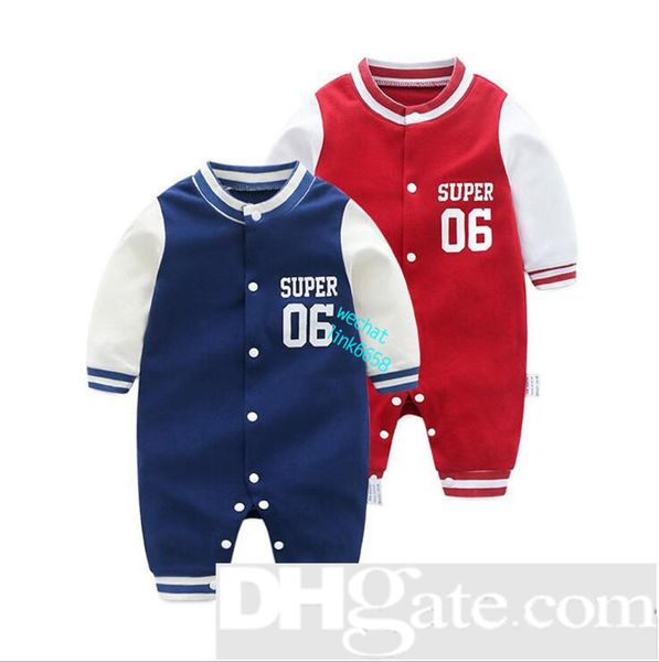 

2019 Round Neck Cotton Uniform Clothing New Newborn Baby Romper Boy Girl Clothes Long Sleeve Infant Product Spring Autumn-40