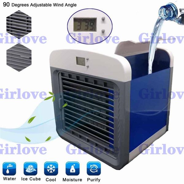 

portable mini air conditioner purify function air cooling fan multi-purpose usb air cooler fan humidifier purifier any space home office