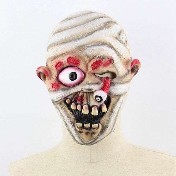 

opening promotion-horror darkness zombie mummy fire face smelly halloween room escape haunted house prop scary latex zombie gh