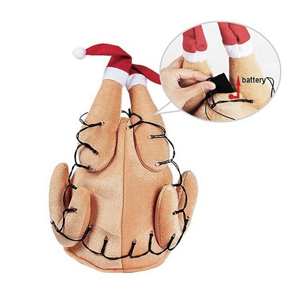 

hat children's toy led hat soft hat leg turkey festival party ornament other event party supplies